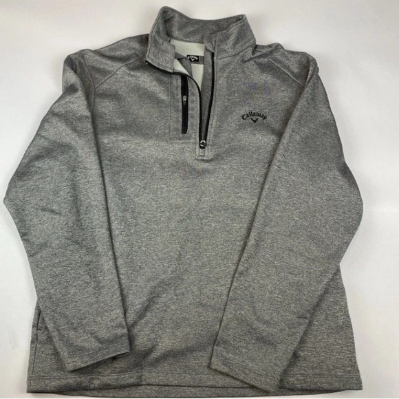 Callaway Golf 1/4 Zip Pullover Gray Shirt Jacket, Size XL - Picture 1 of 4